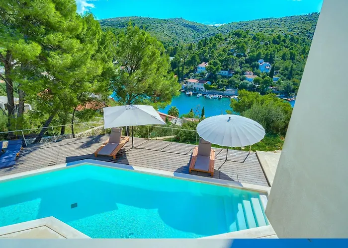 Villa Luxury Sea Angel Brac With Heated Pool *